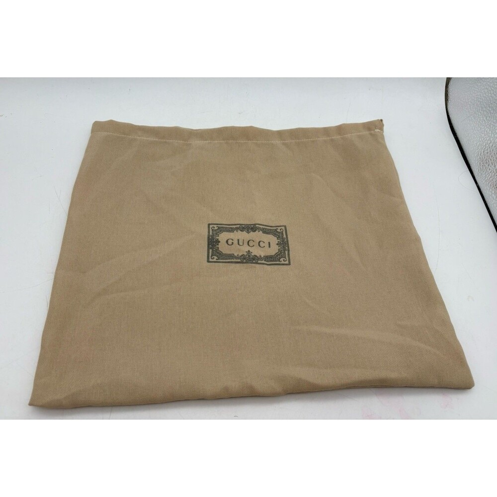 Vintage GUCCI Tan Dust Bag Storage Cover 13.5 x 11.5 No Drawstring